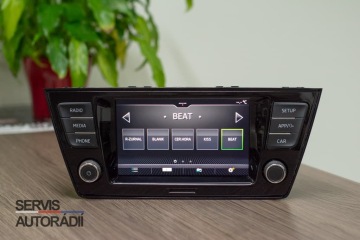 Autorádio Škoda Fabia po opravě