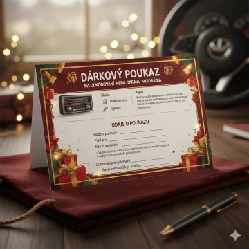 Dárkový poukaz na opravu rádia