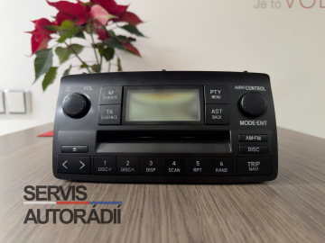 Oprava zesilování hlasitosti autorádia z Toyota Corolla